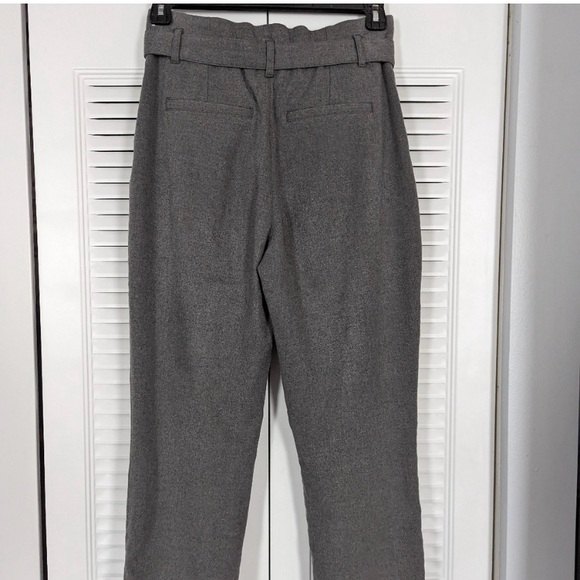 Abercrombie Gray High waist Wool Ankle Pants size M - Picture 4 of 5